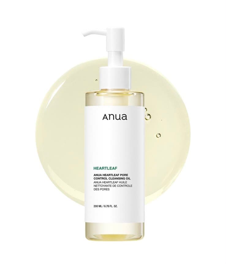 Heartleaf Aceite Limpiador Control de Poros ANUA, 200ml