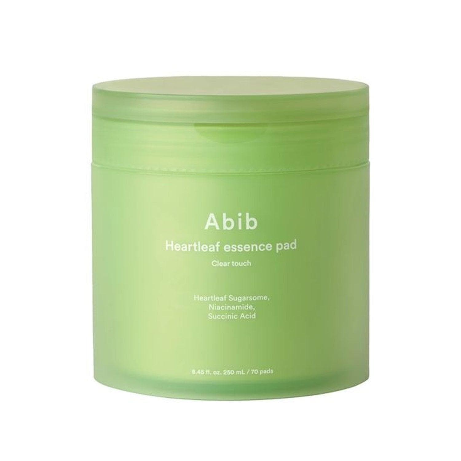Almohadillas Esencia de Heartleaf Clear Touch ABIB, 70 pads