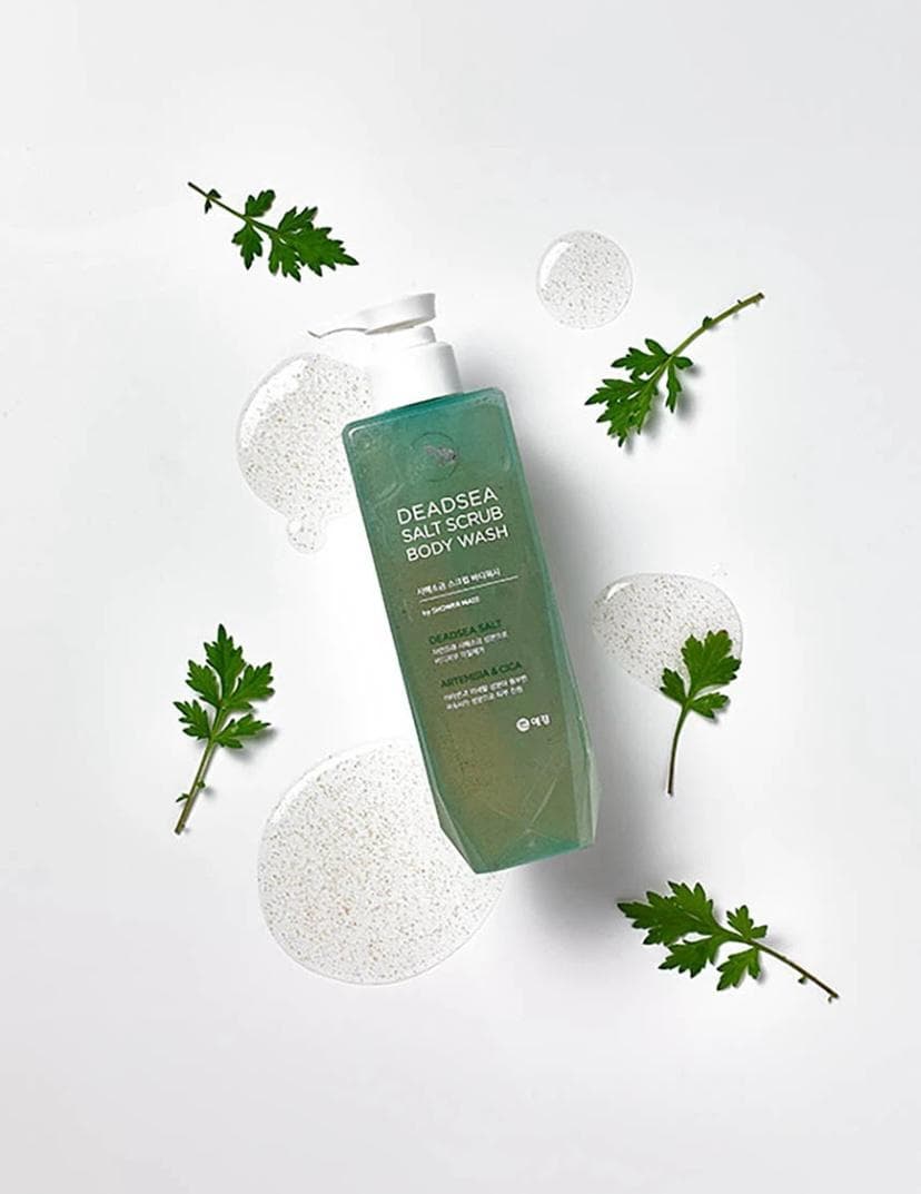 Gel de baño exfoliante con sal del Mar Muerto SHOWER MATE, 400 ml